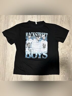 Backstreet Boys Black Graphic Tee - Men's Short Sleeve Shirt